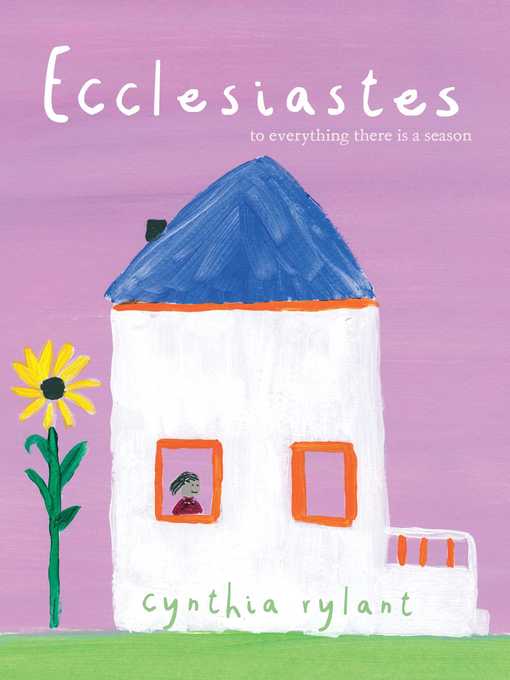 Title details for Ecclesiastes by Cynthia Rylant - Wait list